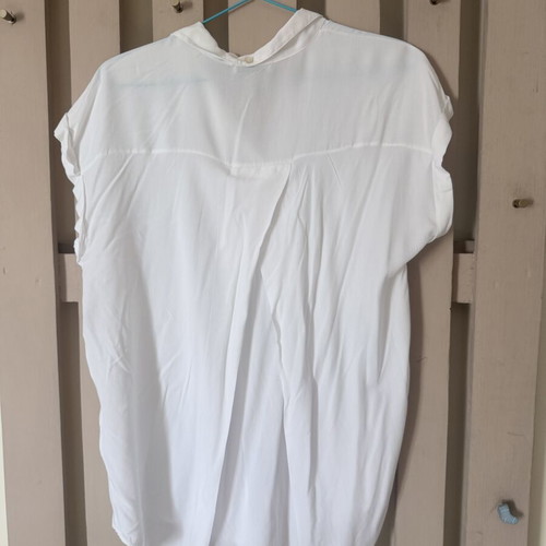 Attrattivo white short-sleeve shirt XL