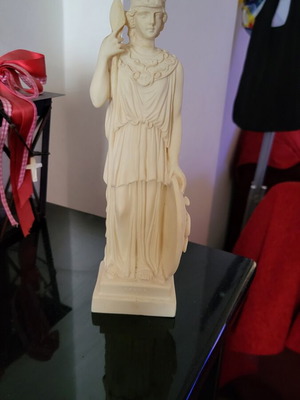 Athena goddess figurine statue