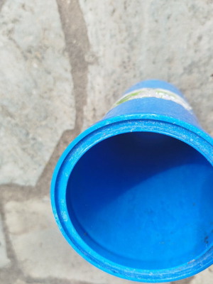Replacement container for 10'' central water filter used