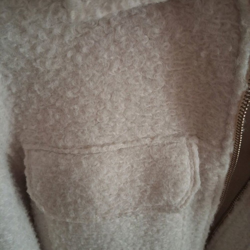 Zara coat jacket new, cream, size L