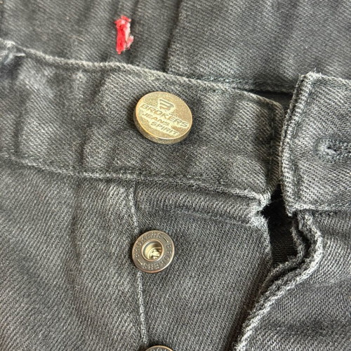 Brokers men's black jeans with rips, size W30, like new