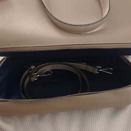 CROMIA handbag like new, beige with crossbody strap