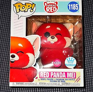 Funko pop - Red Panda Mei Flocked #1185 Super Sized!
