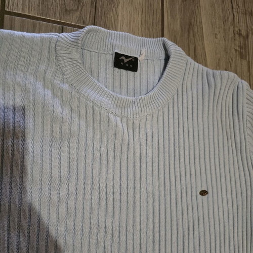 Vintage Pullover Nas cotton like new, blue, size M