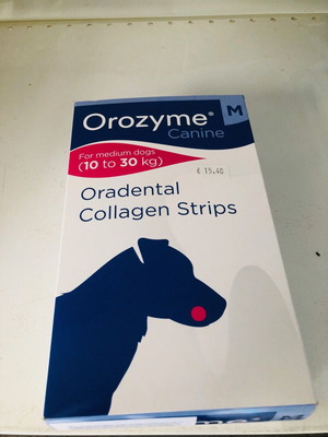 Orozyme Canine Oral Collagen Strips new, 24 pieces