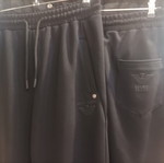 Men's black sweatpants, XL and XXL