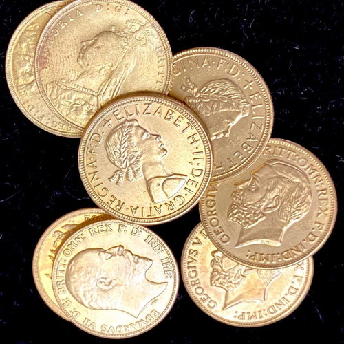 English lira collection with 24k gold plating, new