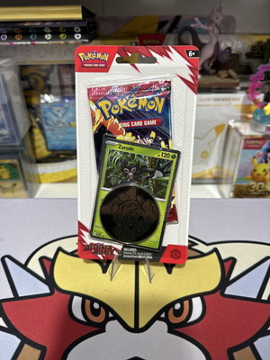 Pokémon TCG Destined Rivals Zarude blister pack Checklane, Factory sealed