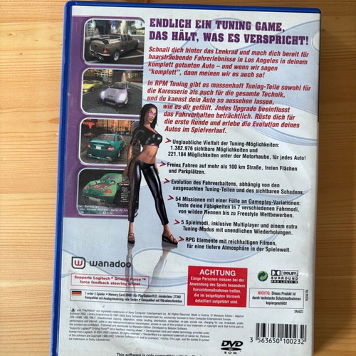 RPM Tuning PlayStation 2 German used complete