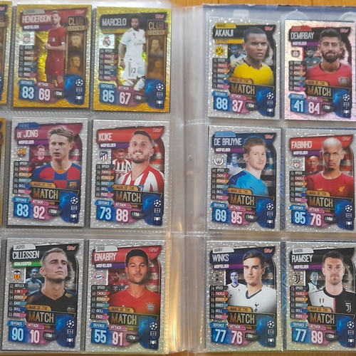 Champions League 2019-2020 Match Attax album with 426 cards like new
