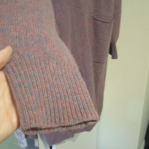 Benetton cardigan new 100% wool, purple
