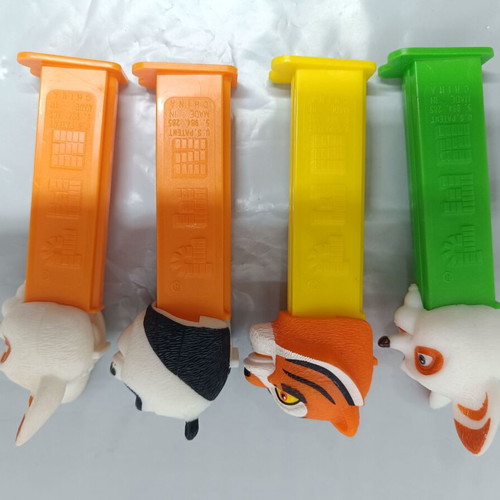 Pez Kung Fu Panda figures used, set