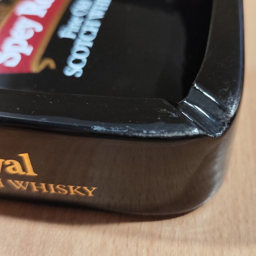 Spey Royal scotch whisky ceramic ashtray used, vintage promotional