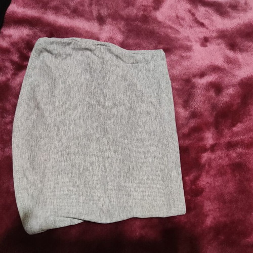 Strapless top gray size small new
