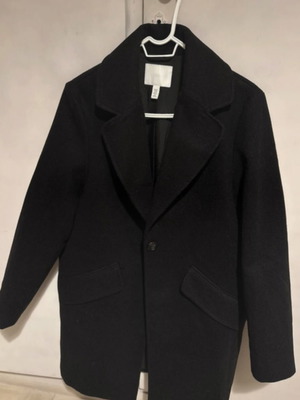 H&M coat new, black, size XS
