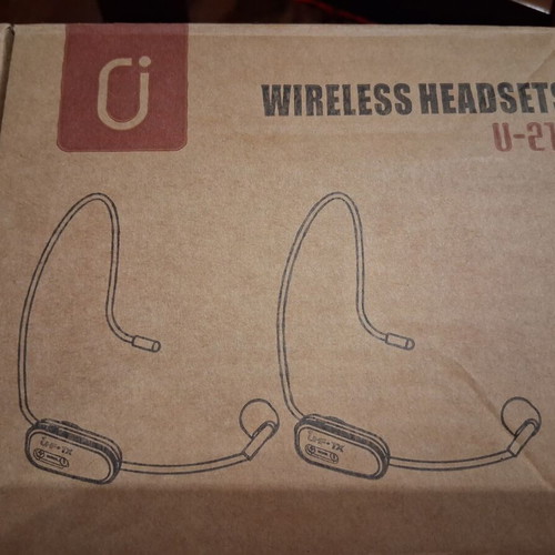 Wireless Headset Microphone for Two Speakers new
