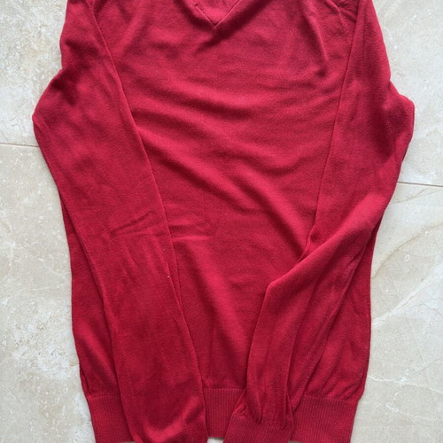 Tommy Hilfiger women's sweater used, medium, red