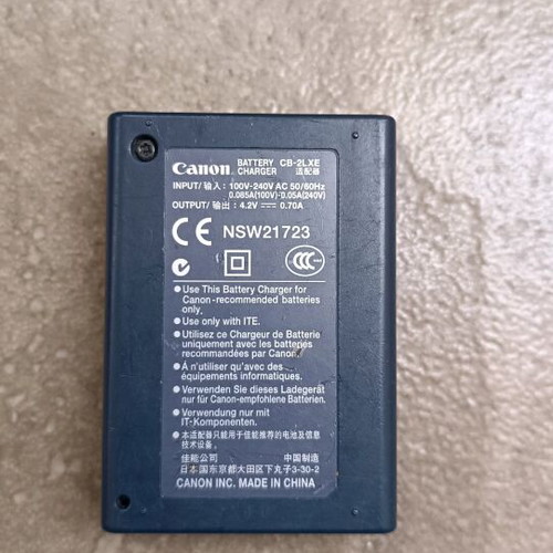Canon CB-2XEL charger used for digital camera batteries
