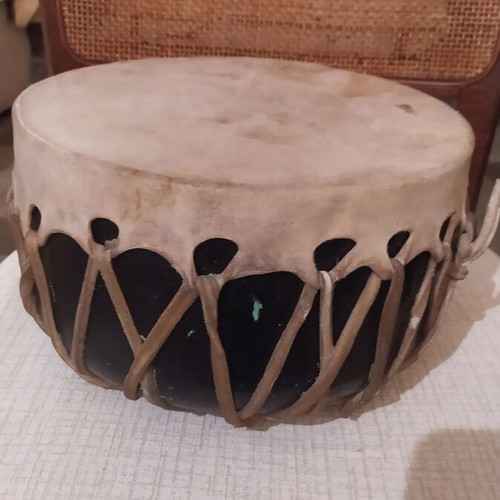 Handmade traditional drum used from Saudi Arabia with gut skin