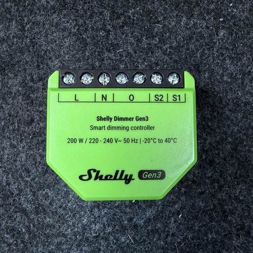 Shelly Dimmer 230V Gen 3 new with Wi-Fi and Bluetooth