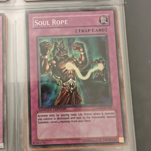 Yu-Gi-Oh card Soul Rope like new