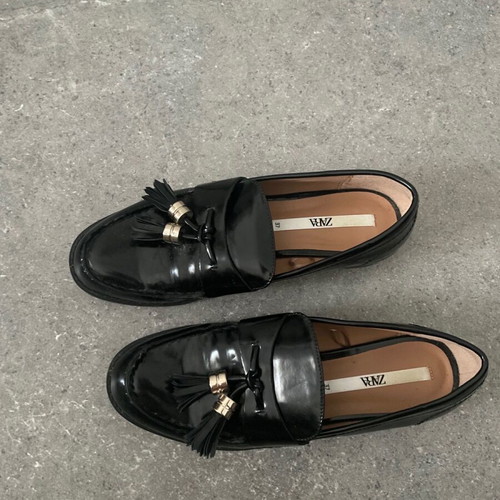Zara office shoes black like new, size 37