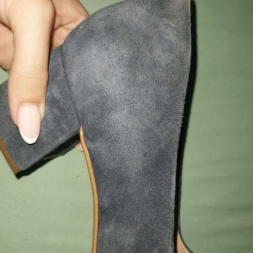 Clarks navy suede women's shoes size 40 used