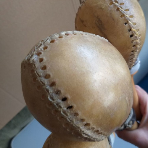 Leather maracas, two pairs salsa model
