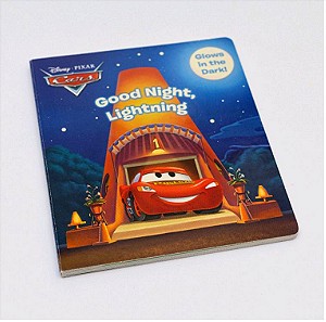Disney Cars McQueen Μακουίν Βιβλίο που Φωσφορίζει (Αγγλική Έκδοση)
