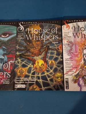 DC Vertigo House of Whispers comics set of 3 like new, English