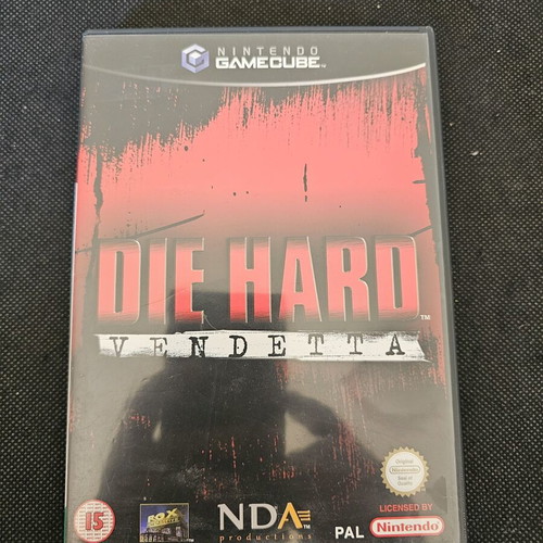 Die Hard Nintendo GameCube game used with manuals