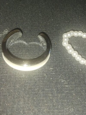 Ring set n3, 4 pieces, new, silver tone