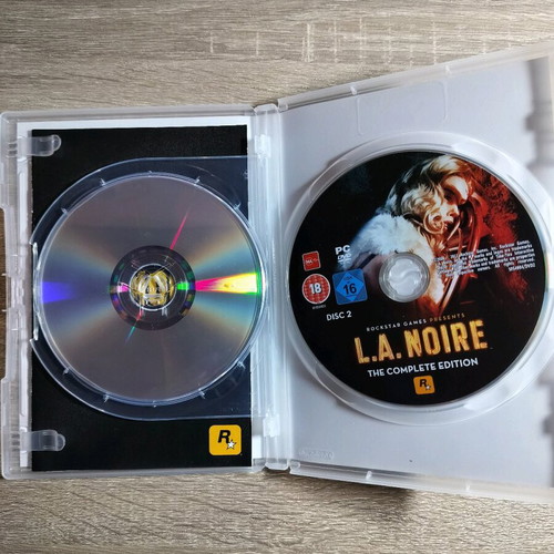 La Noire Rockstar Games used PC game with 2 CDs