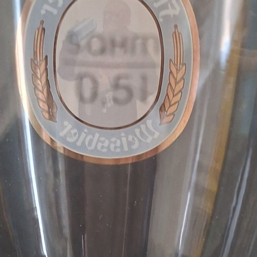 Franziskaner Weizen Beer Glass 0.5 lit like new