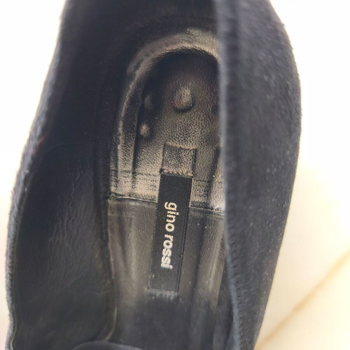 Gino Rossi black suede women's pumps like new size 38.5