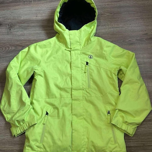 Volcom Elias snowboard jacket used, size M, green