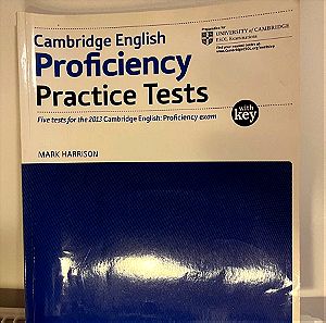 Βιβλίο Αγγλικών : «Cambridge english proficiency practice tests»