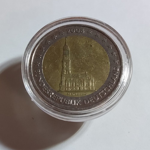 Γερμανία 2€ 2008 Hamburg συλλεκτικό επετειακό δίευρο μεταχειρισμένο
