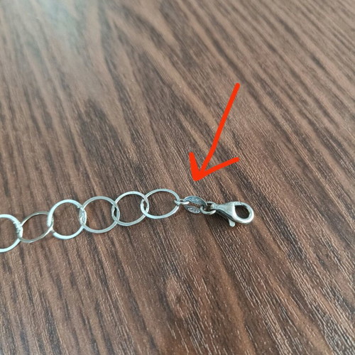 Silver bracelet with two-tone 925 like new
