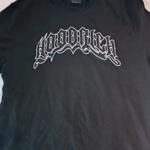 Hoodrich black t-shirt, size L