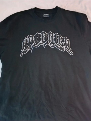 Hoodrich black t-shirt, size L