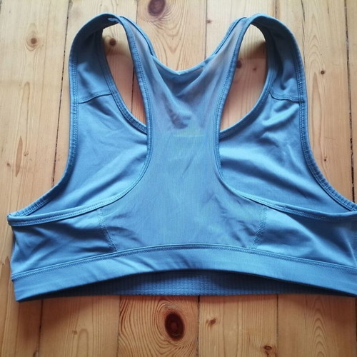 Puma 4Keeps women's sports bra size L, blue green