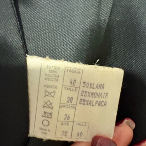Ludovica Salviati coat black like new, size M