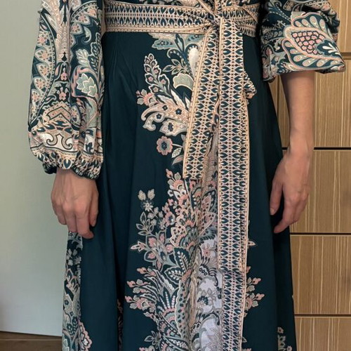 Boho dress like new, multicolor, size XS