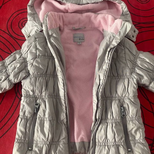 Blue Seven Kids Jacket Size 98 used, warm with fleece lining and hood