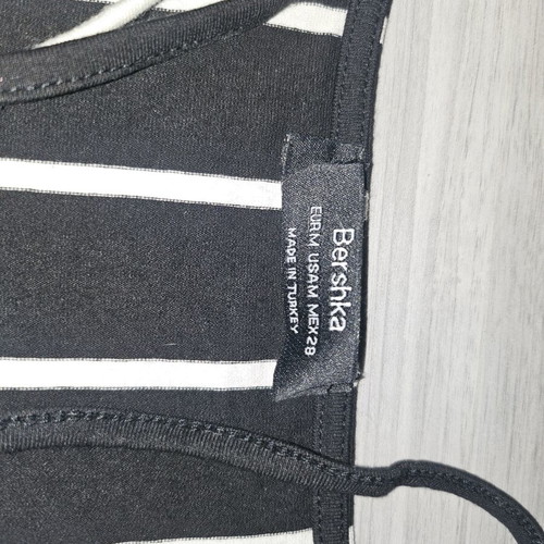 Bershka jumpsuit like new, size M, black and white