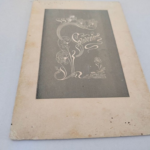 Thick cardboard photo of Nafplio early 20th century used