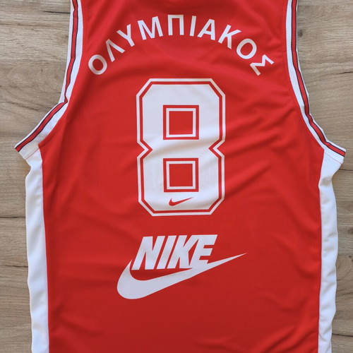 Vintage Olympiacos Jersey 1994-95 Eddie Johnson Medium New