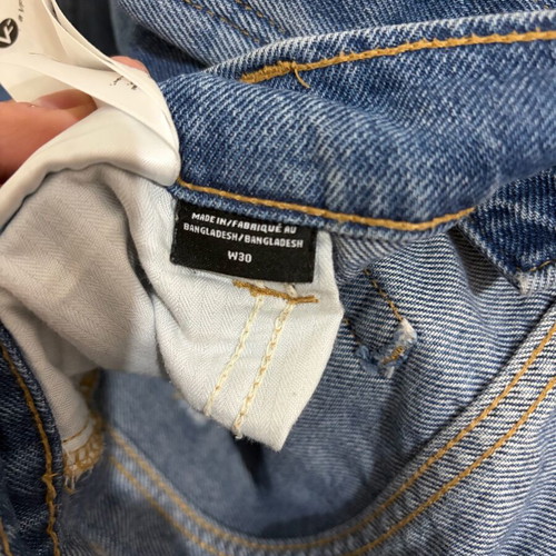 Dickies jeans used, size w30, blue with stain