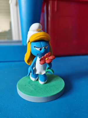 Smurfette 3D hand-painted model